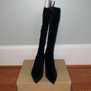 Nine West Suede Heel Boots